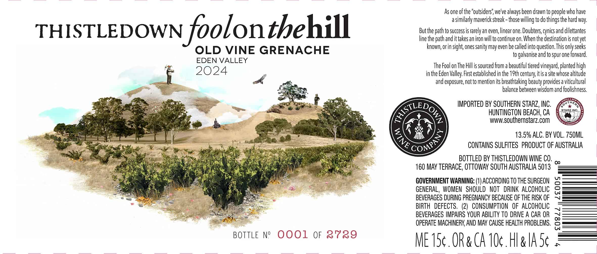 Thistledown Fool on the Hill Grenache 2024