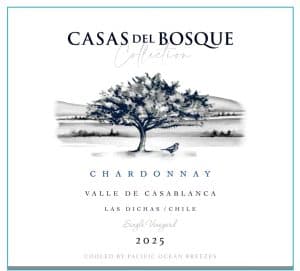 Casas del Bosque Collection Chardonnay 2025 Label