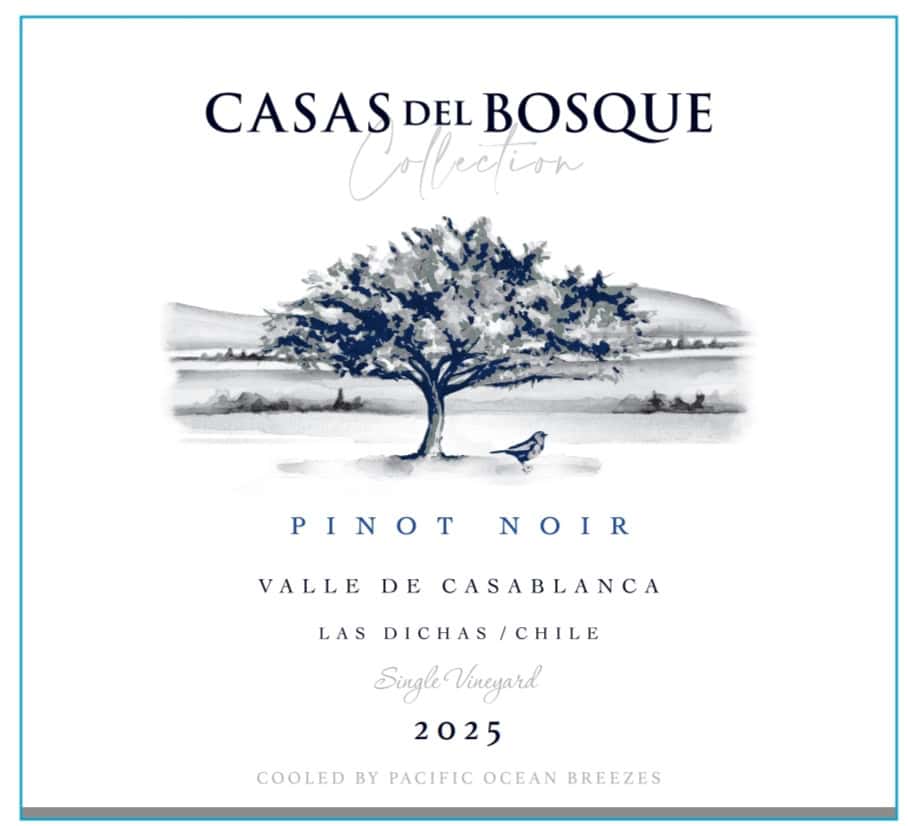 Casas del Bosque Collection Pinot Noir 2025 Front Label 08192026