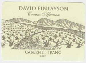 David Finlayson Camino Africana Cabernet Franc 2023 Front Label 08192026