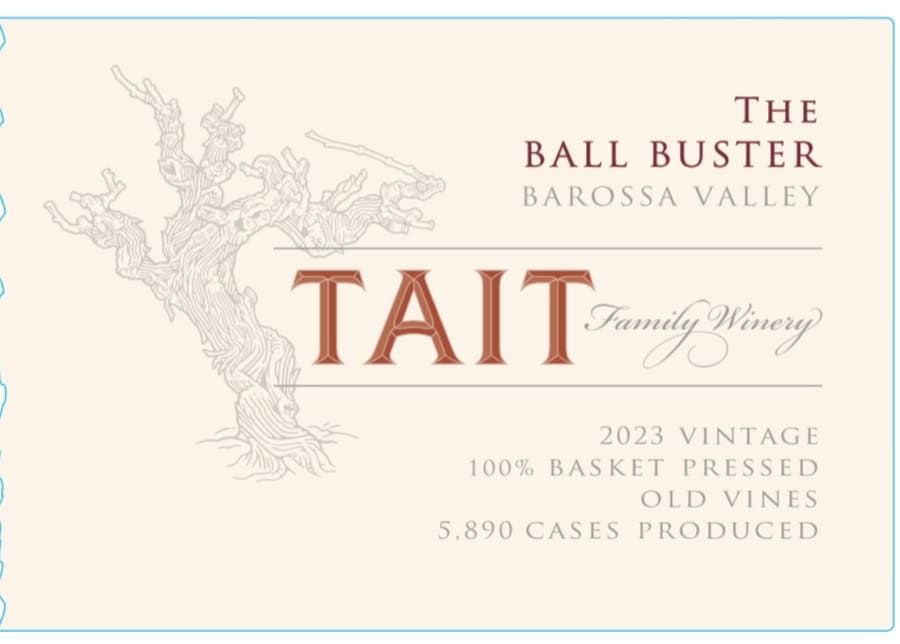 Tait Ballbuster 2023 Front Label 08192026